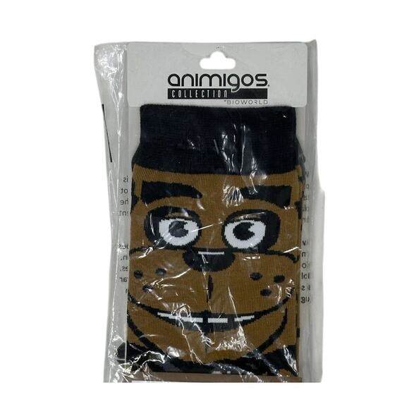 Five Nights at Freddy's Freddy Fazbear Animigos 360 Character Socks, Crew Length - Picture 6 of 6